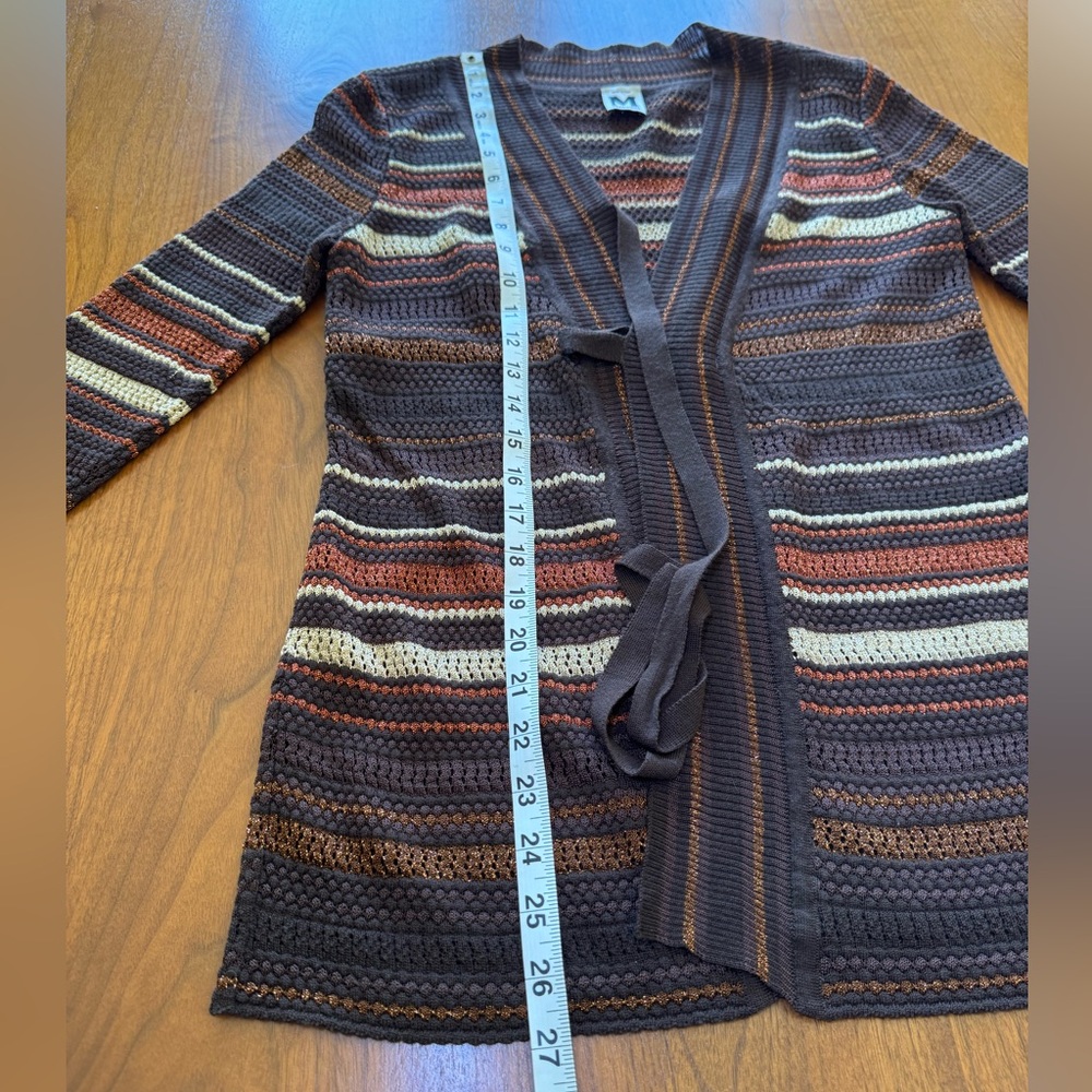 M Missoni Knit Cardigan with Belt - Picture 5 of 9